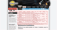 Desktop Screenshot of michelsonne-installation.com